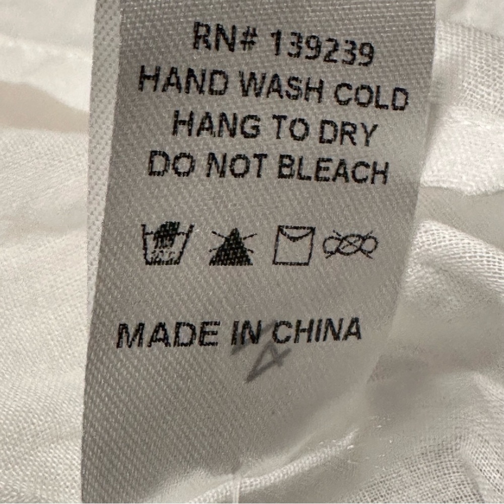 Tuckernuck Stone White Linen Palmerston Dress Sz: Small - Picture 11 of 11